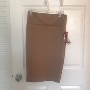 Silhouette nyc nude bodycon midi pencil skirt